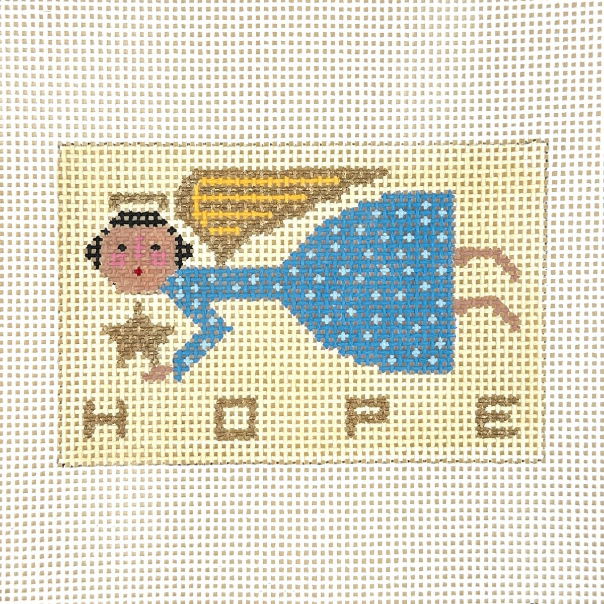 Birds of a Feather Christmas Angel Hope Needlepoint Canvas