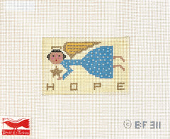 Birds of a Feather Christmas Angel Hope Needlepoint Canvas