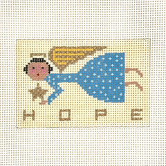 Birds of a Feather Christmas Angel Hope Needlepoint Canvas