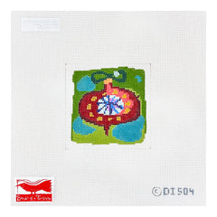 Birds of a Feather Donna Ingemanson Christmas Ornament Needlepoint Canvas