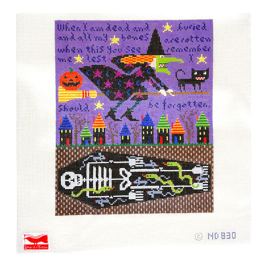 Birds of a Feather Nancy Davis Remember Me Needlepoint Canvas