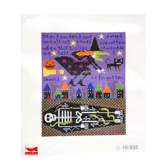 Birds of a Feather Nancy Davis Remember Me Needlepoint Canvas