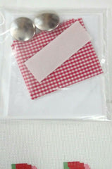 Birds of a Feather Poppies Foot Petals Needlepoint Canvas