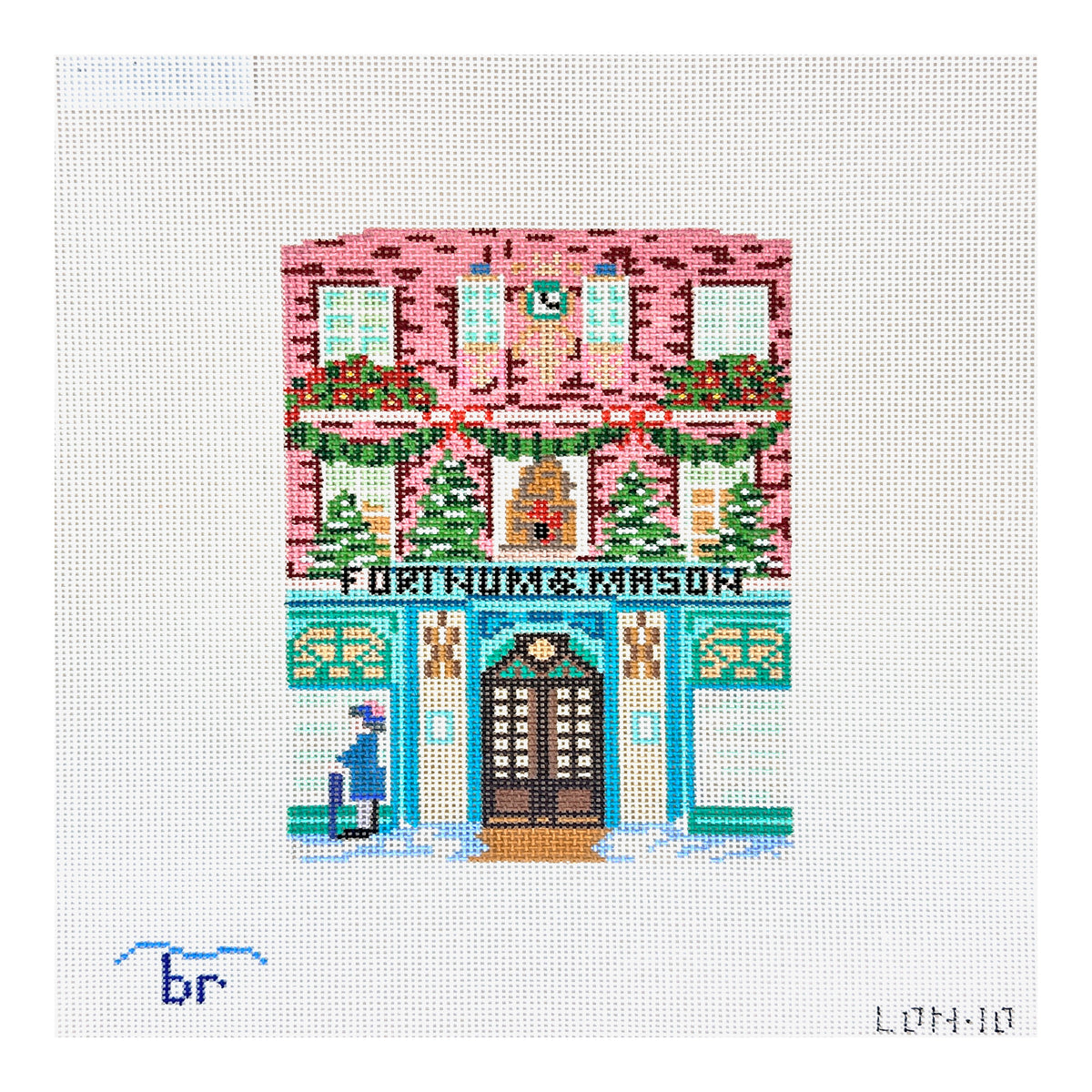 Blue Ridge Stitchery Fortnum & Mason Needlepoint Canvas