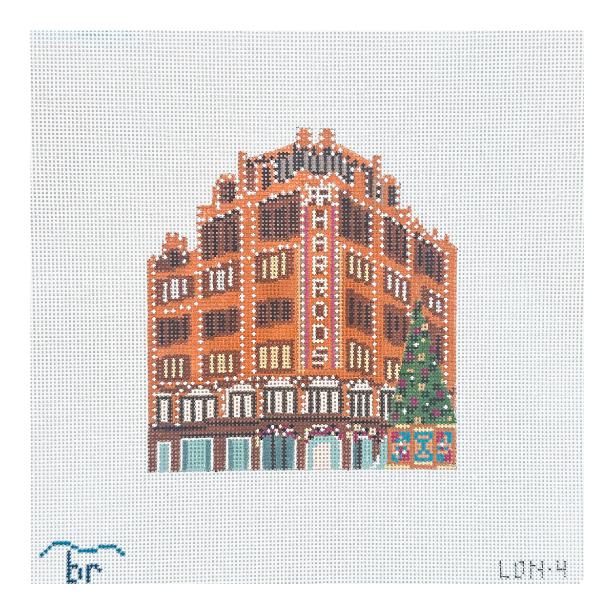 Blue Ridge Stitchery Harrods Needlepoint Canvas