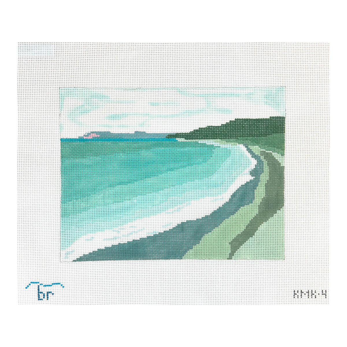 Blue Ridge Stitchery Katherine Miller Knuth Lakeshore Needlepoint Canvas - Large