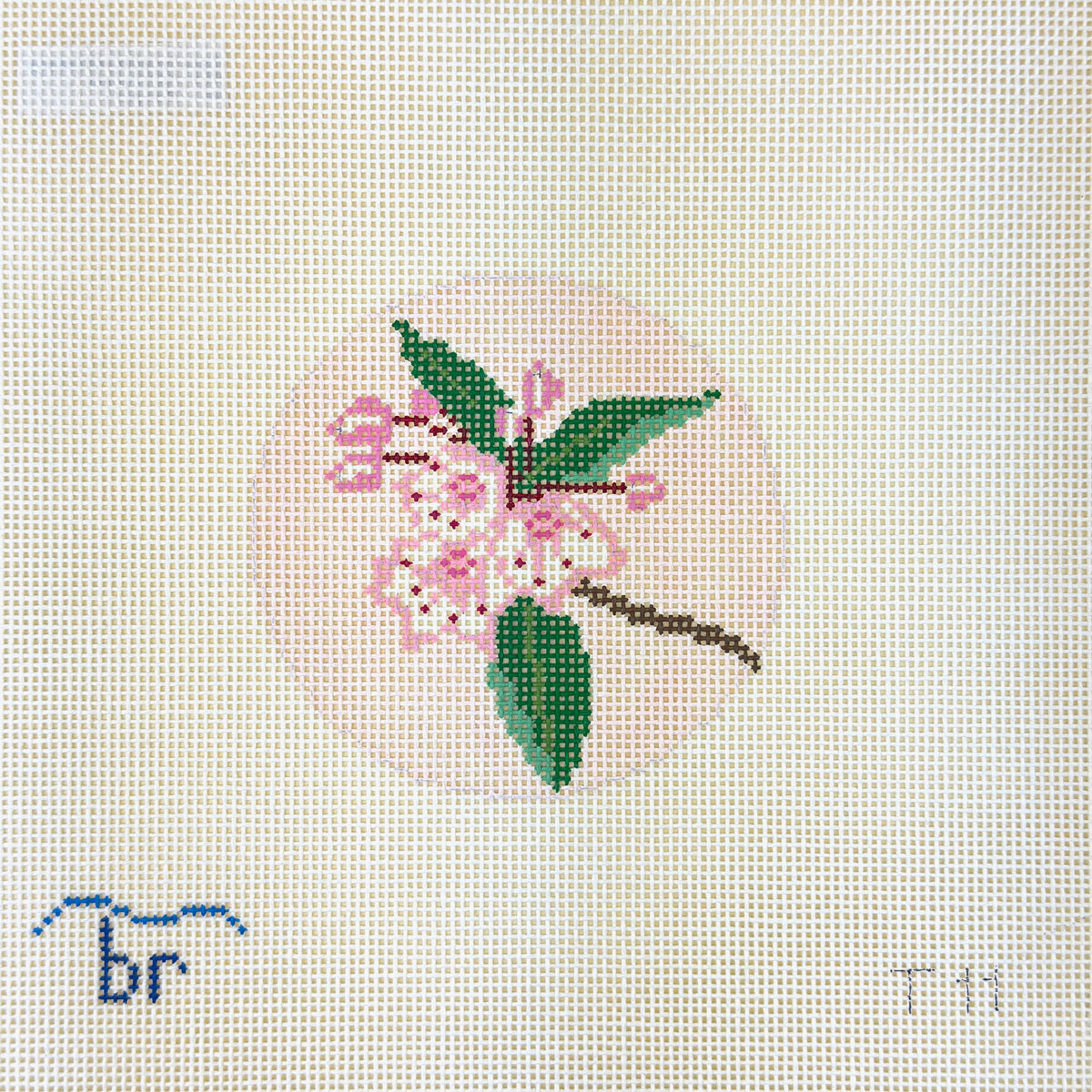 Blue Ridge Stitchery Mountain Laurel Needlepoint Canvas