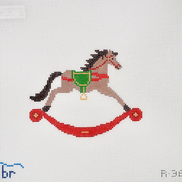 Blue Ridge Stitchery Rocking Horse Needlepoint Canvas