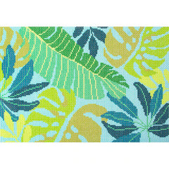 Needlepoint To Go Blue Tropical Needlepoint Canvas