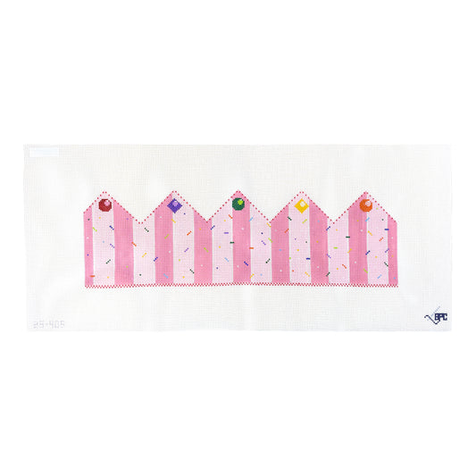 Blueberry Point Birthday Crown Needlepoint Canvas