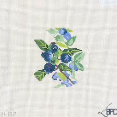 Blueberry Point Blueberry Round Needlepoint Canvas