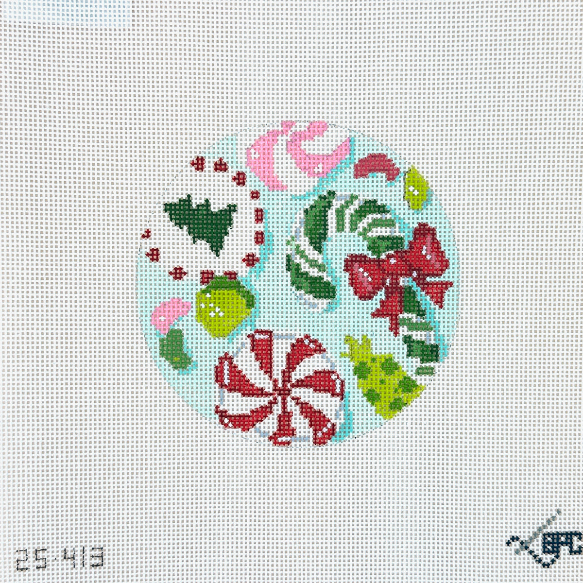 Blueberry Point Holiday Candies Needlepoint Canvas
