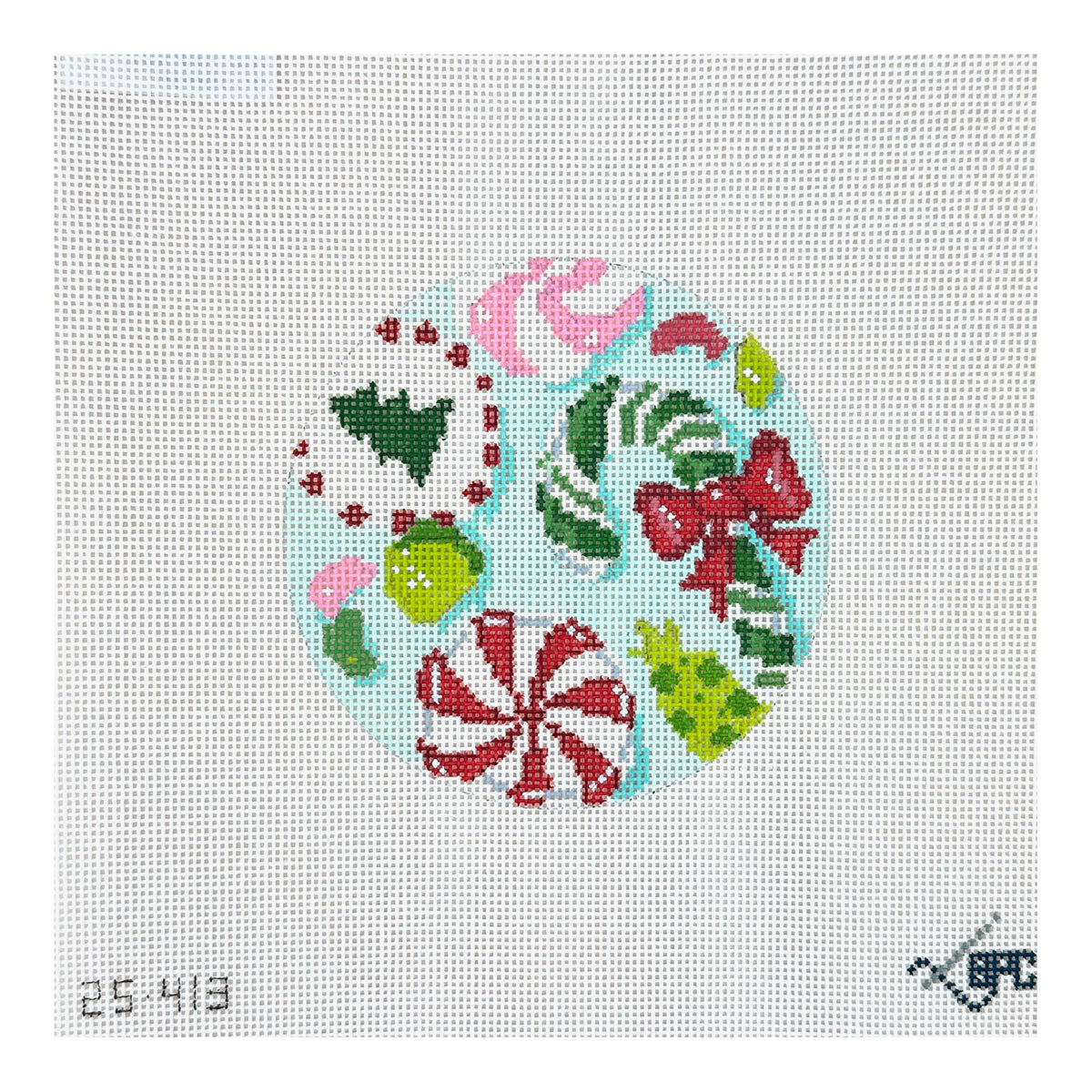 Blueberry Point Holiday Candies Needlepoint Canvas