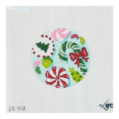 Blueberry Point Holiday Candies Needlepoint Canvas