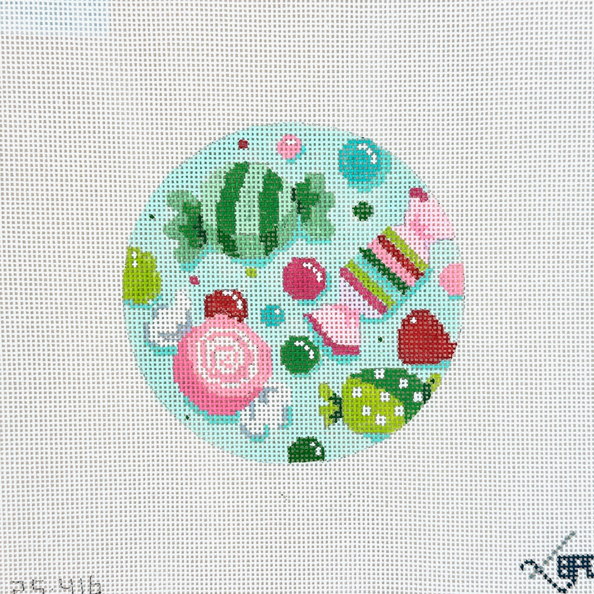 Blueberry Point Holiday Taffy Needlepoint Canvas