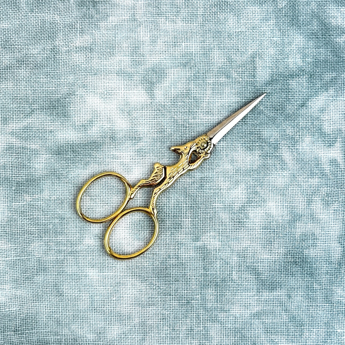 Bohin Gold Plated Rabbit Embroidery Scissors
