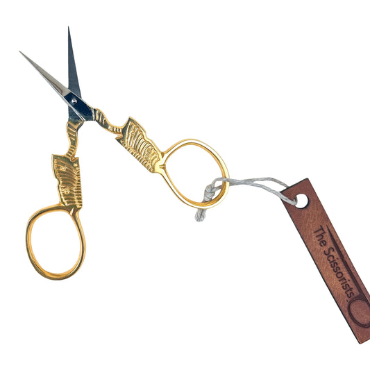 The Scissorist Butterfly Scissors - Gold Handle by the Scissorist