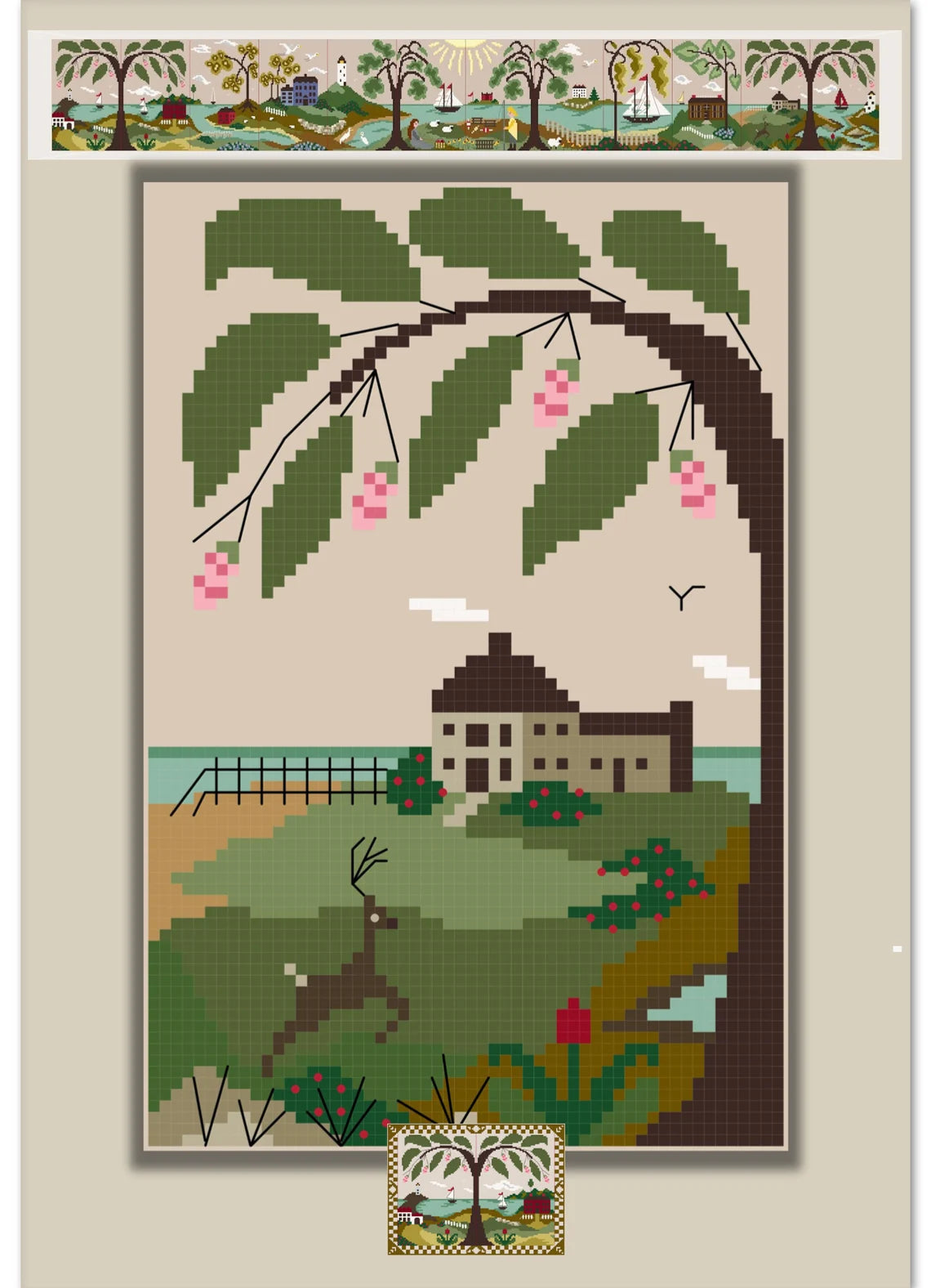 By The Bay Needleart Harbor Haven Scene #11 Cross Stitch Pattern