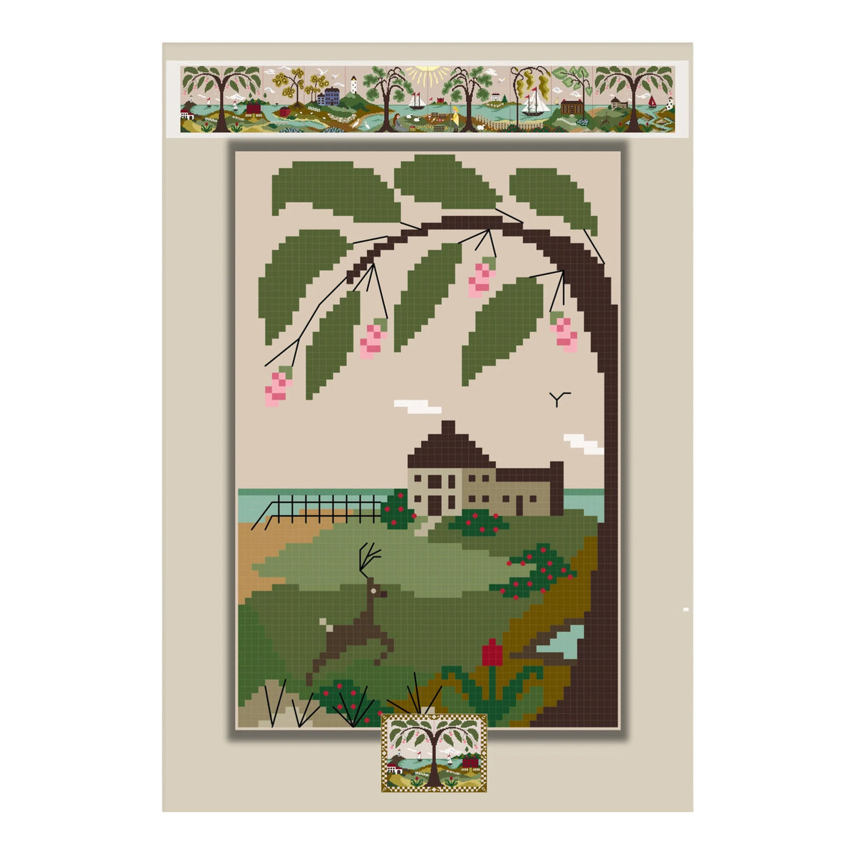 By The Bay Needleart Harbor Haven Scene #11 Cross Stitch Pattern