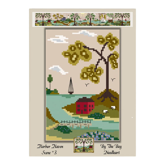 By The Bay Needleart Harbor Haven Scene #3 Cross Stitch Pattern