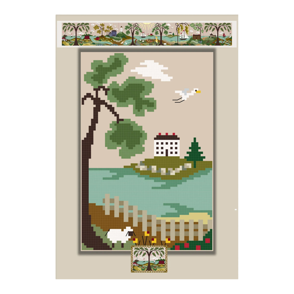By The Bay Needleart Harbor Haven Scene #8 Cross Stitch Pattern
