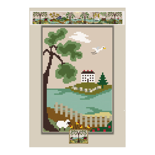 By The Bay Needleart Harbor Haven Scene #8 Cross Stitch Pattern
