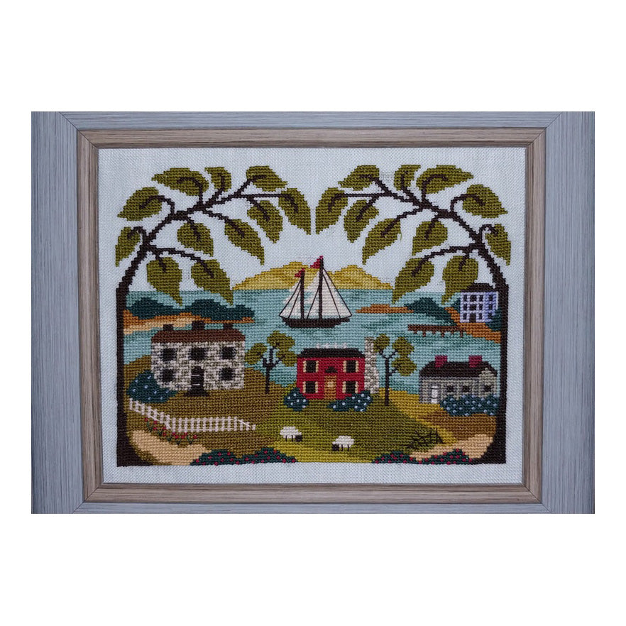 By The Bay Needleart Mountain View Bay Cross Stitch Pattern