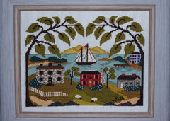 By The Bay Needleart Mountain View Bay Cross Stitch Pattern