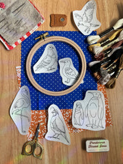 M Creative J Odd Birds Embroidery Patterns Stick and Stitch Animal Designs