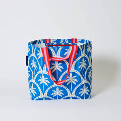 Project Ten Medium Tote Bag – Blue Palm