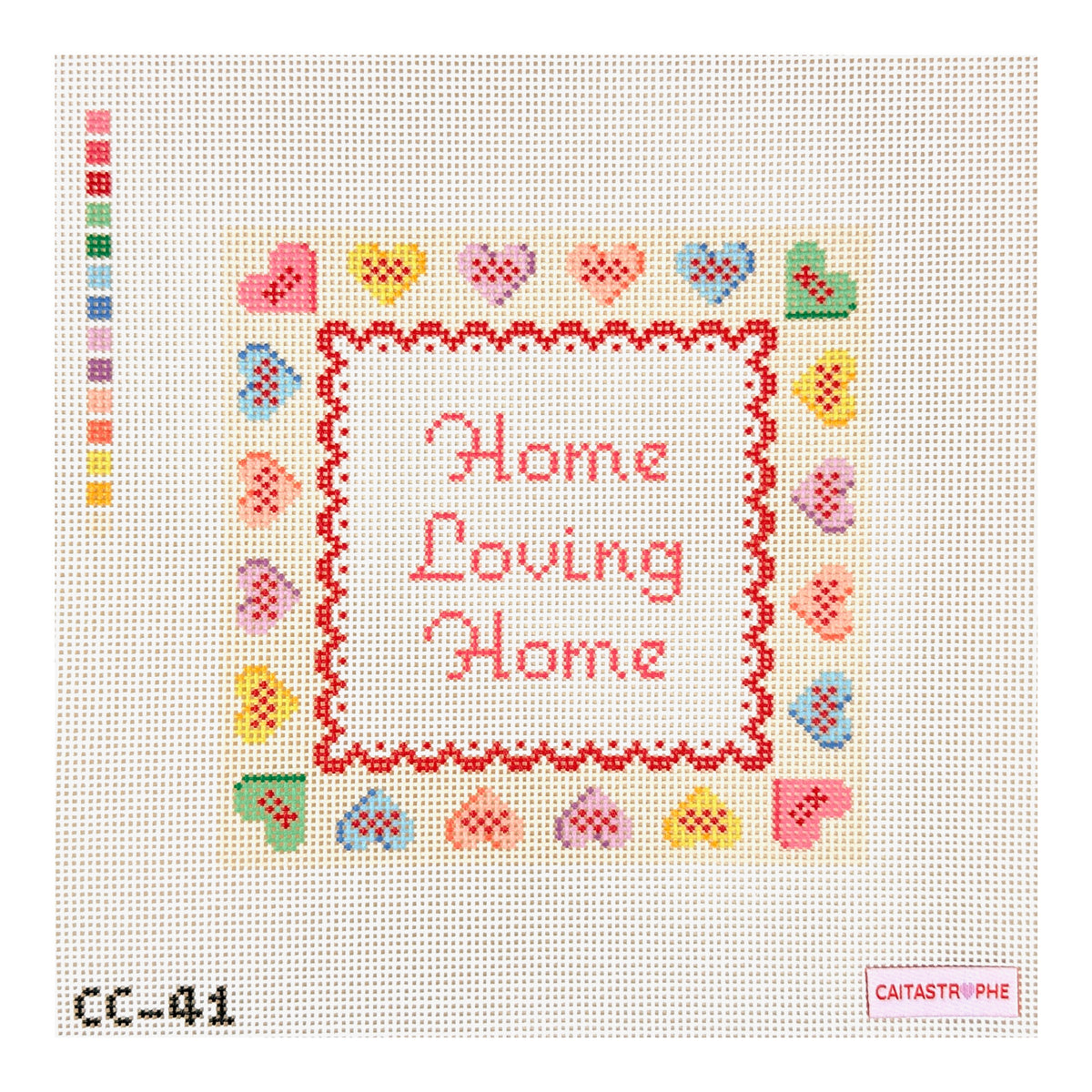 Caitastrophe Co. Home Loving Home Needlepoint Canvas