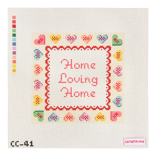 Caitastrophe Co. Home Loving Home Needlepoint Canvas
