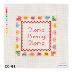 Caitastrophe Co. Home Loving Home Needlepoint Canvas