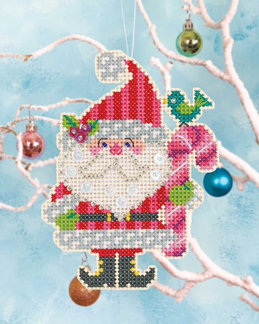 Satsuma Street Candy Claus Cross Stitch Kit