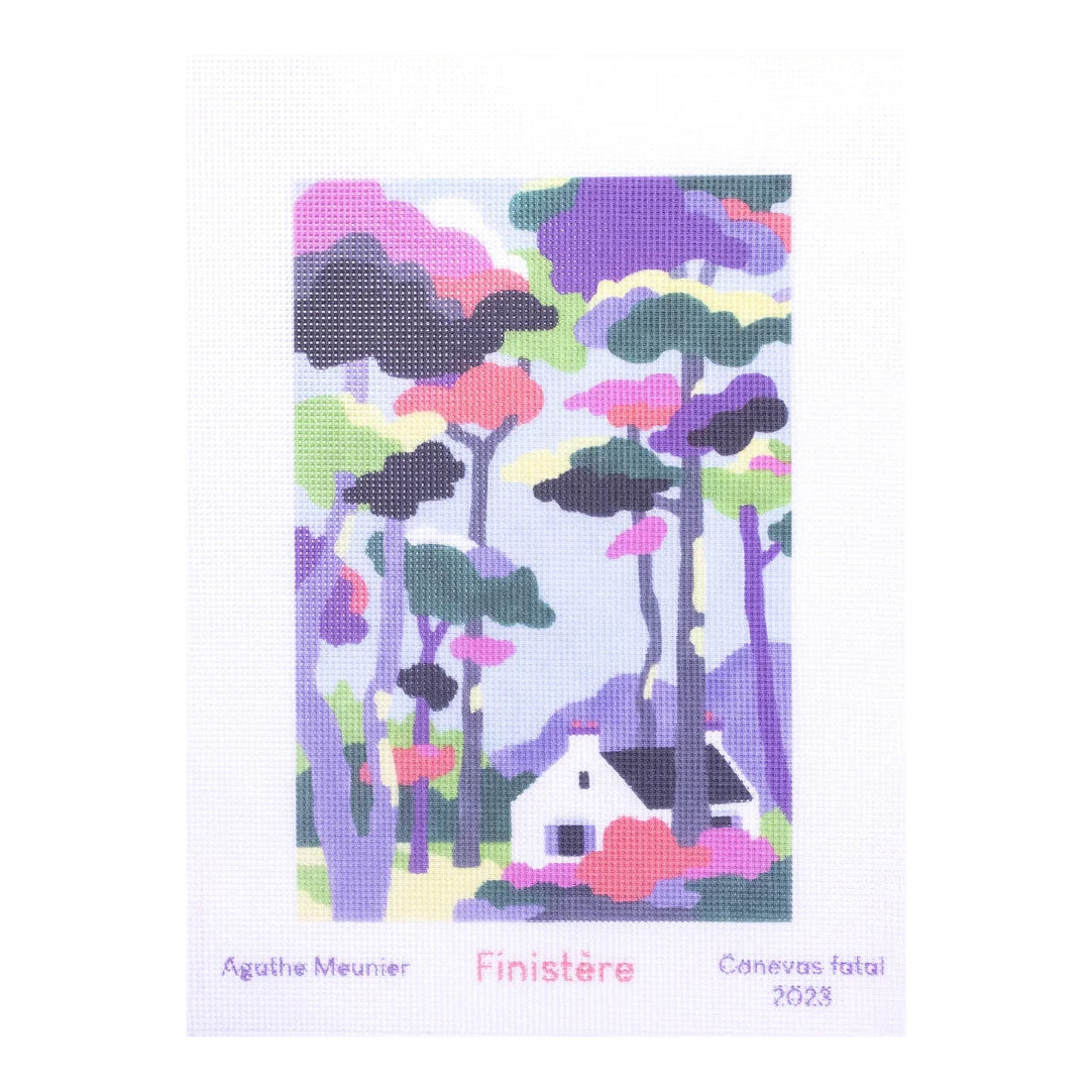 Canevas Fatal Agathe Meunier Finistére  Needlepoint Canvas