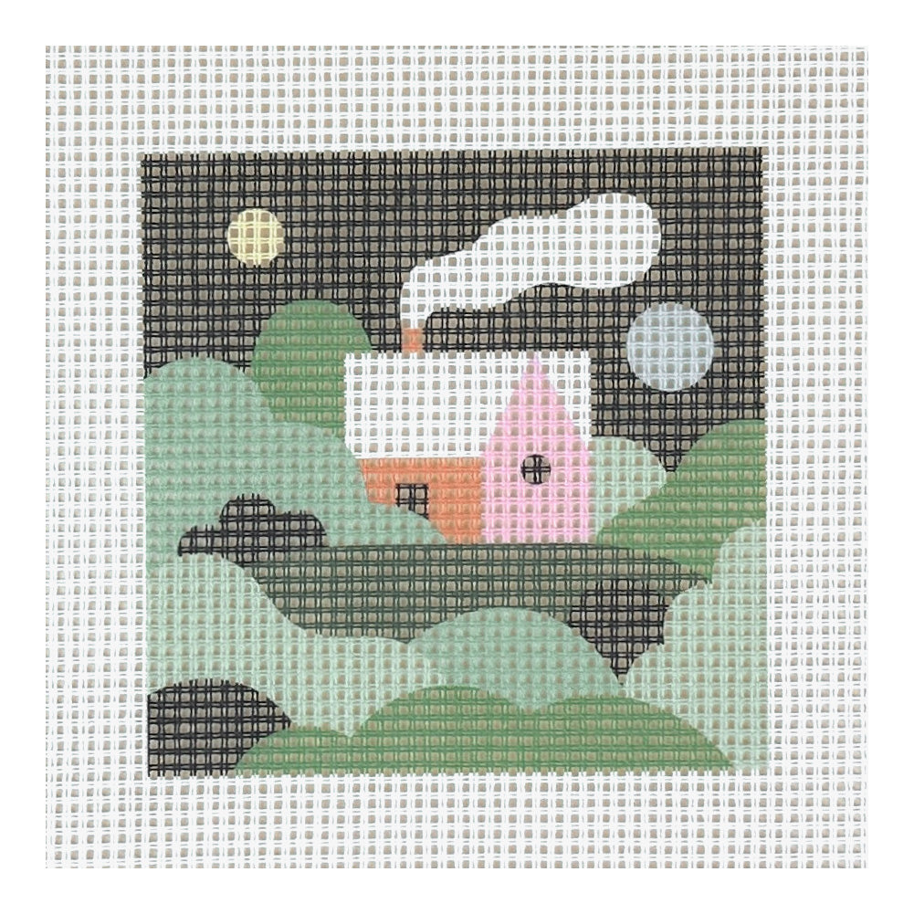 Canevas Fatal Carole Barraud La Nuit étoilée Mini Needlepoint Canvas