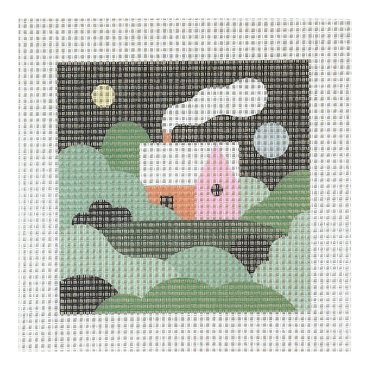 Canevas Fatal Carole Barraud La Nuit étoilée Mini Needlepoint Canvas