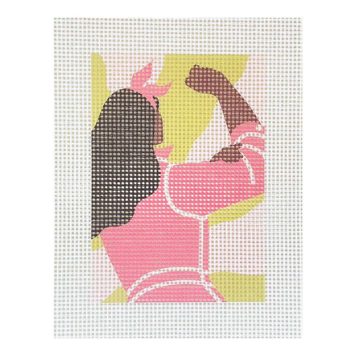 Canevas Fatal Clémence Gouy We Can Do It Needlepoint Canvas