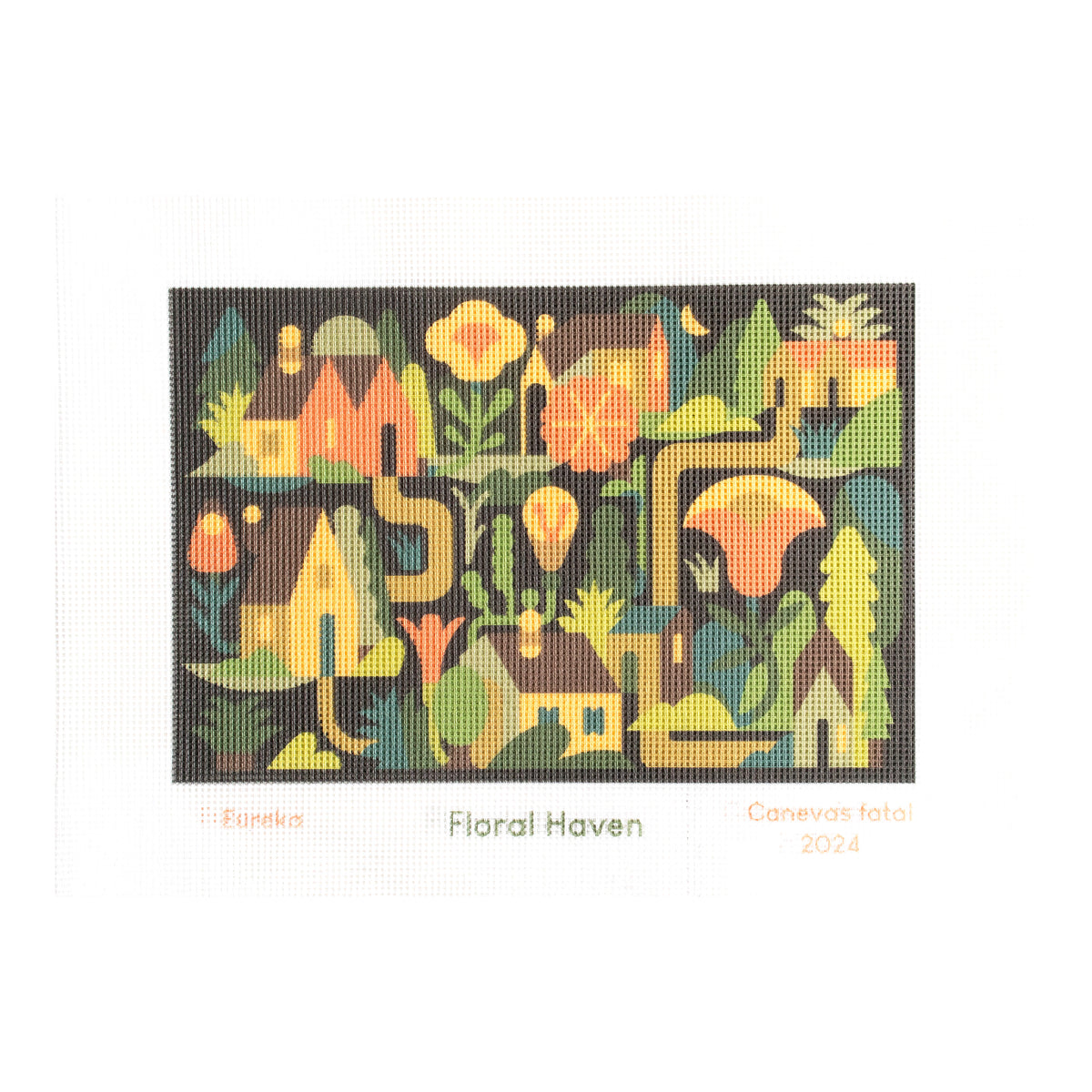 Canevas Fatal Eureka Floral Haven Needlepoint Canvas