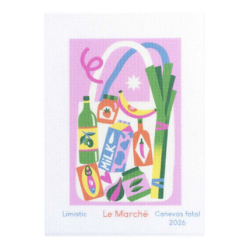 Canevas Fatal Limistic Le Marché Needlepoint Canvas