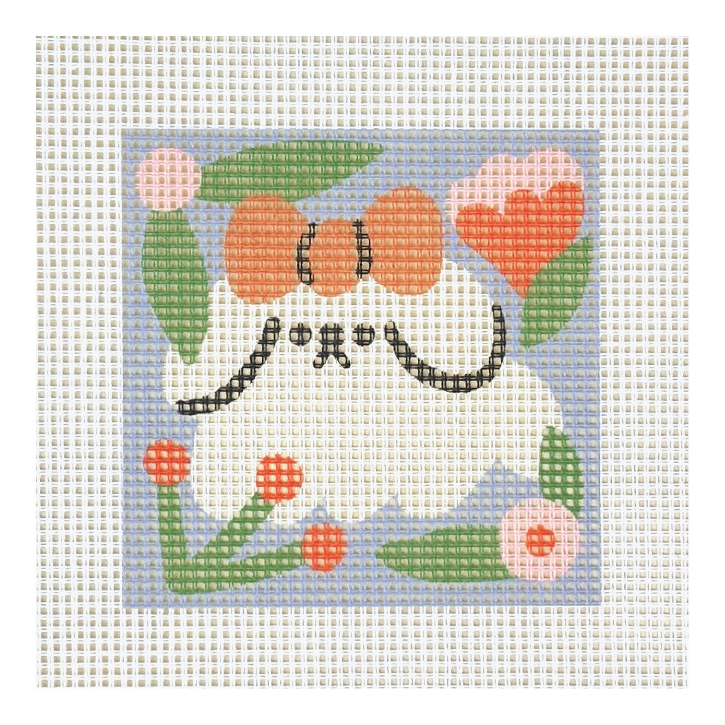 Canevas Fatal Odile Ferraille Le Verger Mini Needlepoint Canvas
