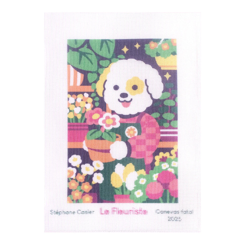 Canevas Fatal Stéphane Casier Le Fleuriste Needlepoint Canvas