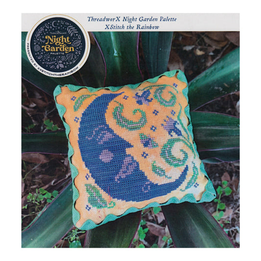Carriage House Samplings Blue Moon Garden Cross Stitch Pattern