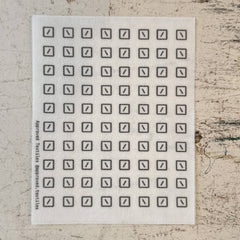 Approved Textiles Little Squares Mending and Embroidery Transfers