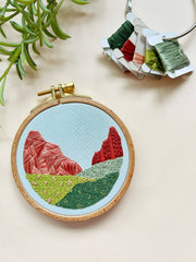 M Creative J Canyon Park Desert Landscape Embroidery Kit