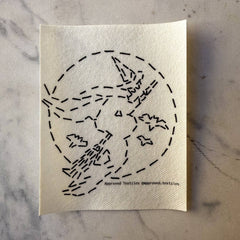 Approved Textiles The Witches' Coven Mending and Embroidery Transfer