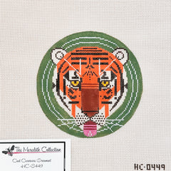 Charley Harper Cool Carnivore Ornament Needlepoint Canvas