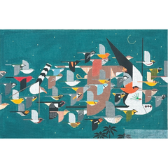 Charley Harper Mystery of the Missing Migrants Needlepoint Canvas