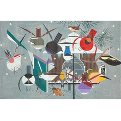 Charley Harper Winter Needlepoint Canvas