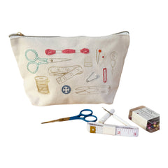 Chasing Threads Stitch Your Craft Tools Zip Pouch Embroidery Kit